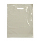 100 sacs Blanc  35x45+5 - Poignées découpées renforcées